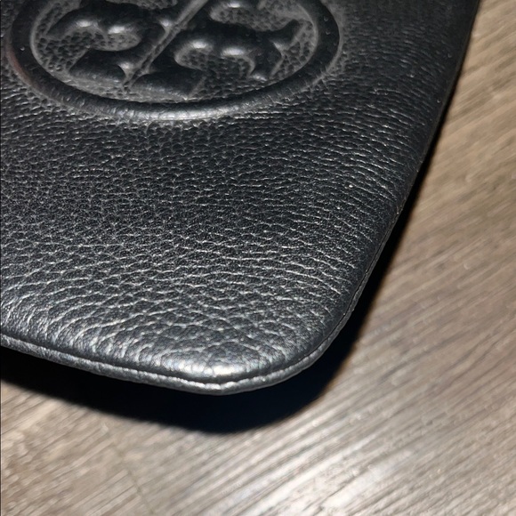 Tory Burch Black Leather Wristlet - Picture 5 of 7